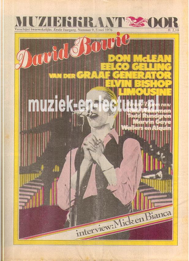 Muziekkrant Oor 1976 nr. 09